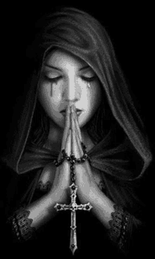 Gif animé gothique nonne